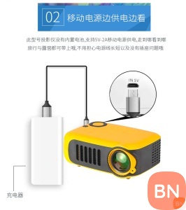 厂家A2000迷你便携式手机投影仪智能微型投影机高清1080P家用儿童